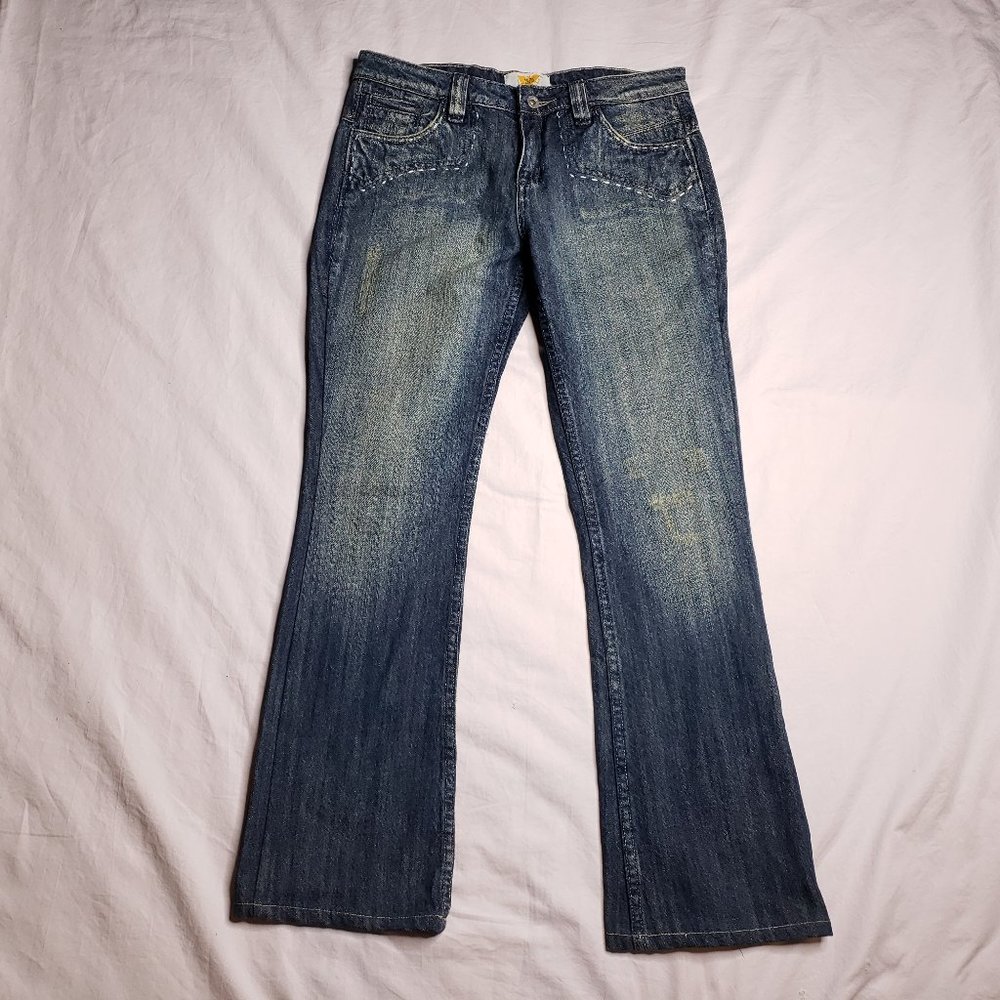 Antik Denim Size 31 Blue Jeans Stretch Bootcut USA - Picture 4 of 7